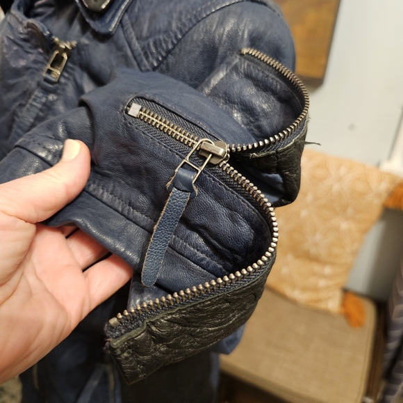 Bano eeMee Leather Moto Jacket - Picture 4 of 14